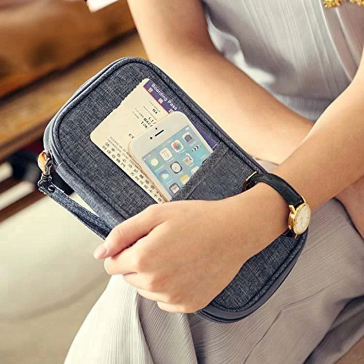 Personalized Waterproof Family Passport Holder Rfid Blocking Travel