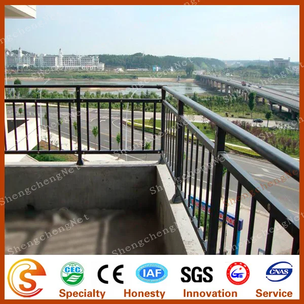 Decorative balcony grill design veranda fence pvc guardrail pvc ... Zinc Véranda désign