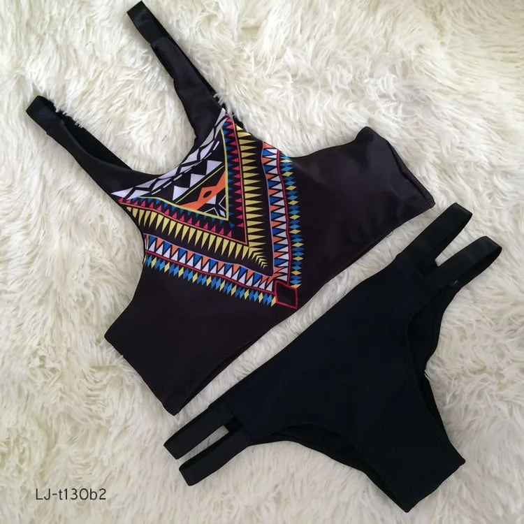 Oem Fashion Girl Swimwear Manufacturer Women Black Brazilian Bikini