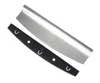 Stainless Steel Mezzaluna knife Chopper With Protective Cover