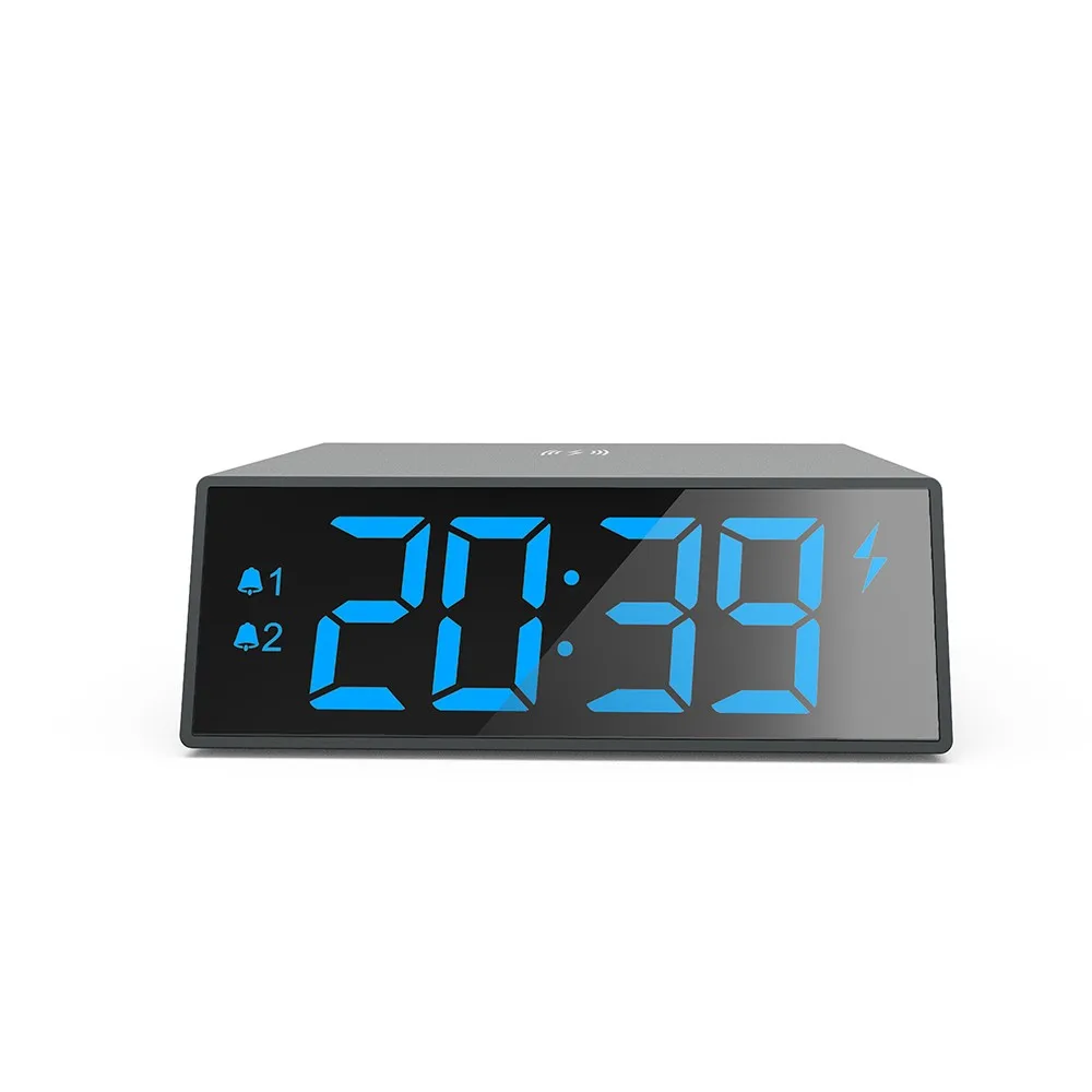 new design dst time 12/24h format selection led clock