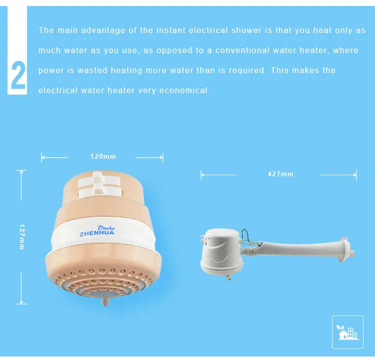 220v/127v/127v Mini Heater Shower For Household Bathroom Shower Instant