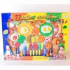 60 PCS pretend play kitchen toy of kids plastic food toys kitchen play set