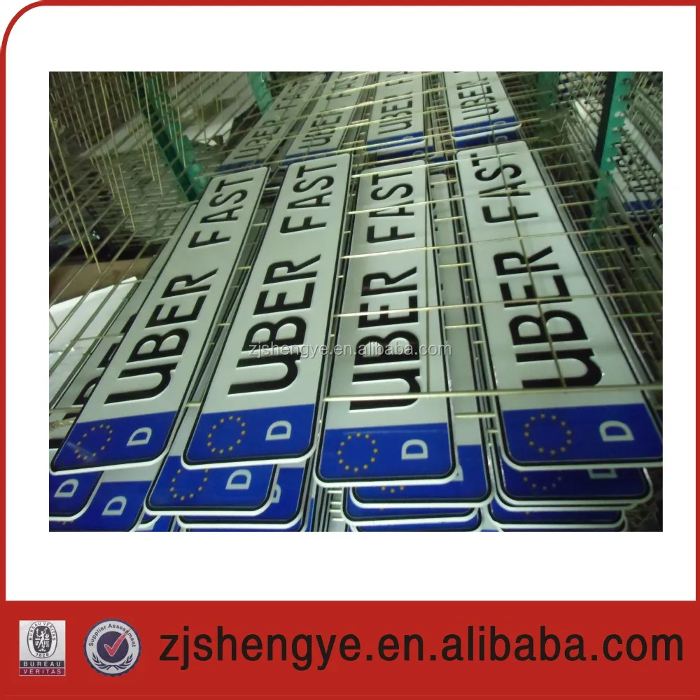 Embossed Reflective Car Number European License Plate Buy European