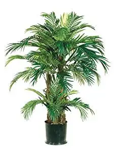4' Triple-Trunk Phoenix Silk Palm Tree w/Pot (case of 2)