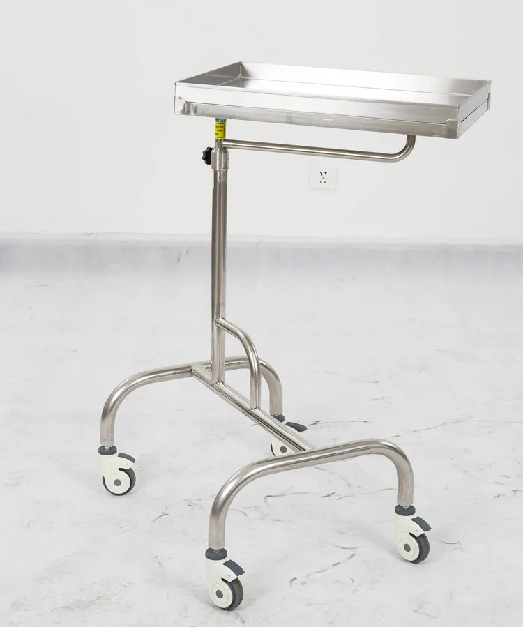 S.S mayo trolley for sale stainless steel medical instrument crash trolley cart