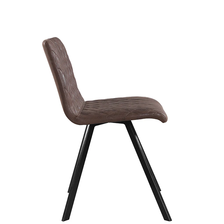 Simplicity Comfortable Artificial Leather Furniture Chair With Indoor Wooden Leg