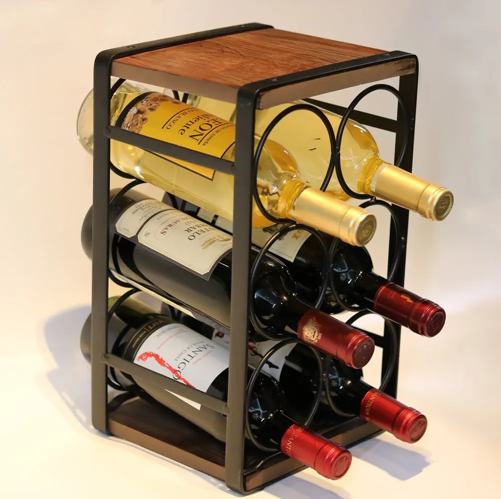 Bamboo Foldable Counter Top Wine Rack 6 Bottles Wooden Wine Rack Buy Wooden Wine Rackbamboo