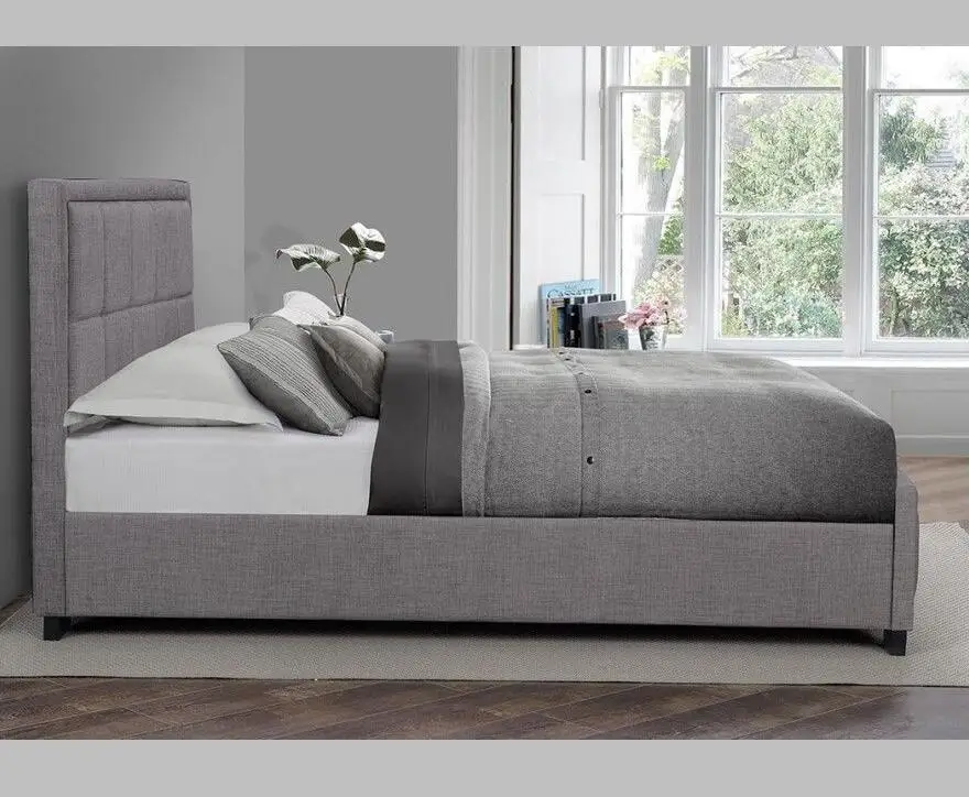 fabric bed that design new and good selling bedroom furniture