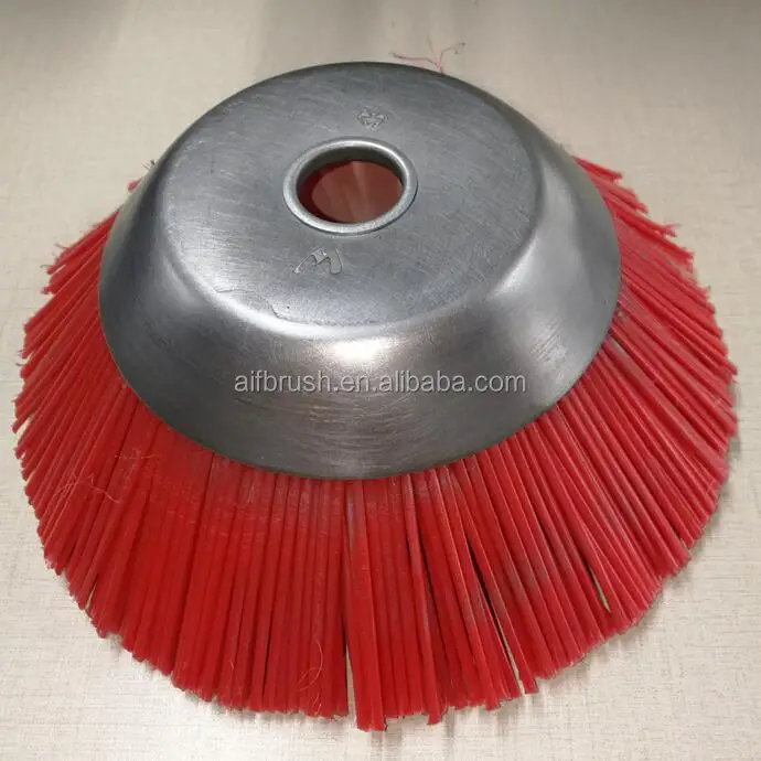 230mm X 25.4mm Red Bristle Nylon Rilsan Trimming Weed Brush Buy Nylon Rilsan Trimming Weed