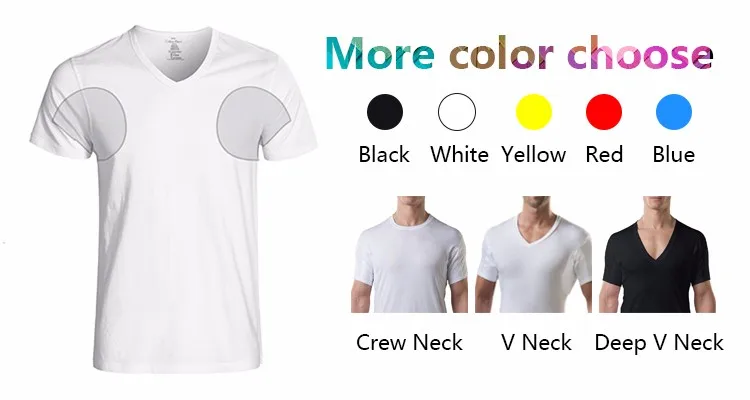 Custom OEM Design Crew Neck Plain Blank T Shirt With Sweat-Resistant