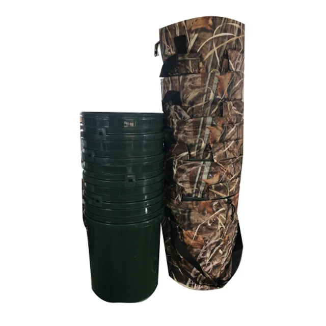 20l Plastic Bucket With Swivel Camo Seat For Outdoor Fishing/hunting Buy Plastic Buckets With