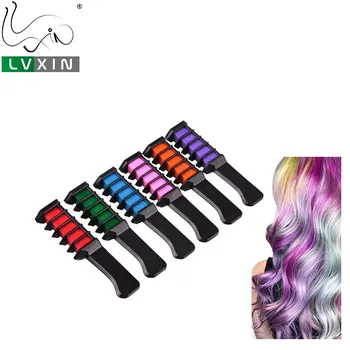 Amazon 36 Colors Washable Temporary Hair Color Chalk Comb Hair Dye