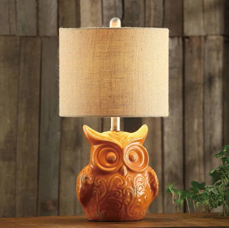 Wholesale Home Bedroom Decorative Owl Design Modern Ceramic Accent