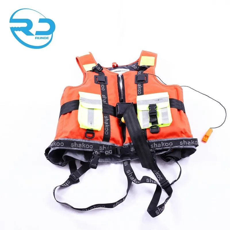 Marine Rescue Life Vest Nbr/pvc Foam Safety Jacket For Outdoor Water ...