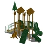 Natural green playground designed children outdoor park