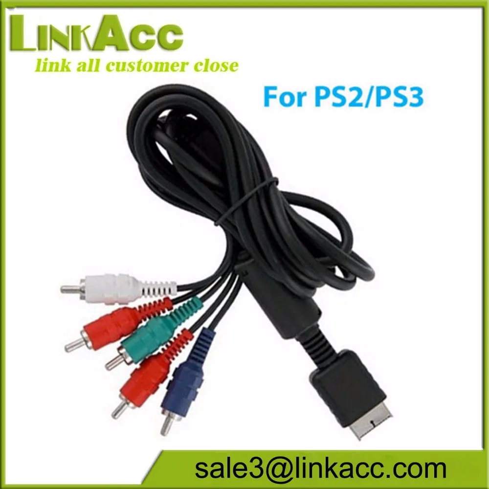 Sony Ps2 和ps3 复合音频视频高清电视lcd 的组件rca Av 电缆线 Buy 用于sony Ps2 的rca Av 电缆电缆 用于sony Ps2 和ps3 的