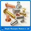 Hollow or solid 6mm rivet for jeans