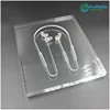 Precision Machining Acrylic Headphone Display Stand Case For Retail Display
