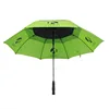 Cheap Fiberglass long shaft Vented logo printing 68-inch auto open golf umbrella