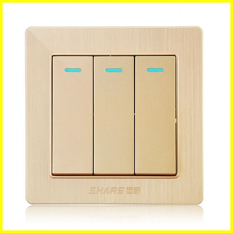 Share 16 Amp 250v Flush Mounted Switch 4 Gang 1 Way Lighting Control