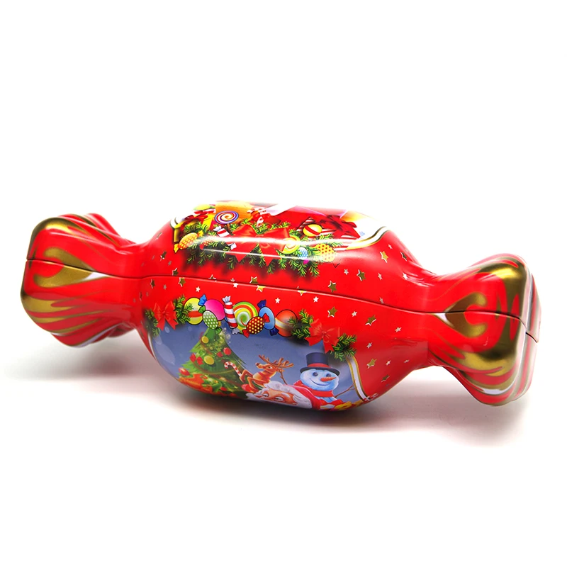 High Quality Wholesale Custom Cheap Sweet Gift Christmas Candy Tin