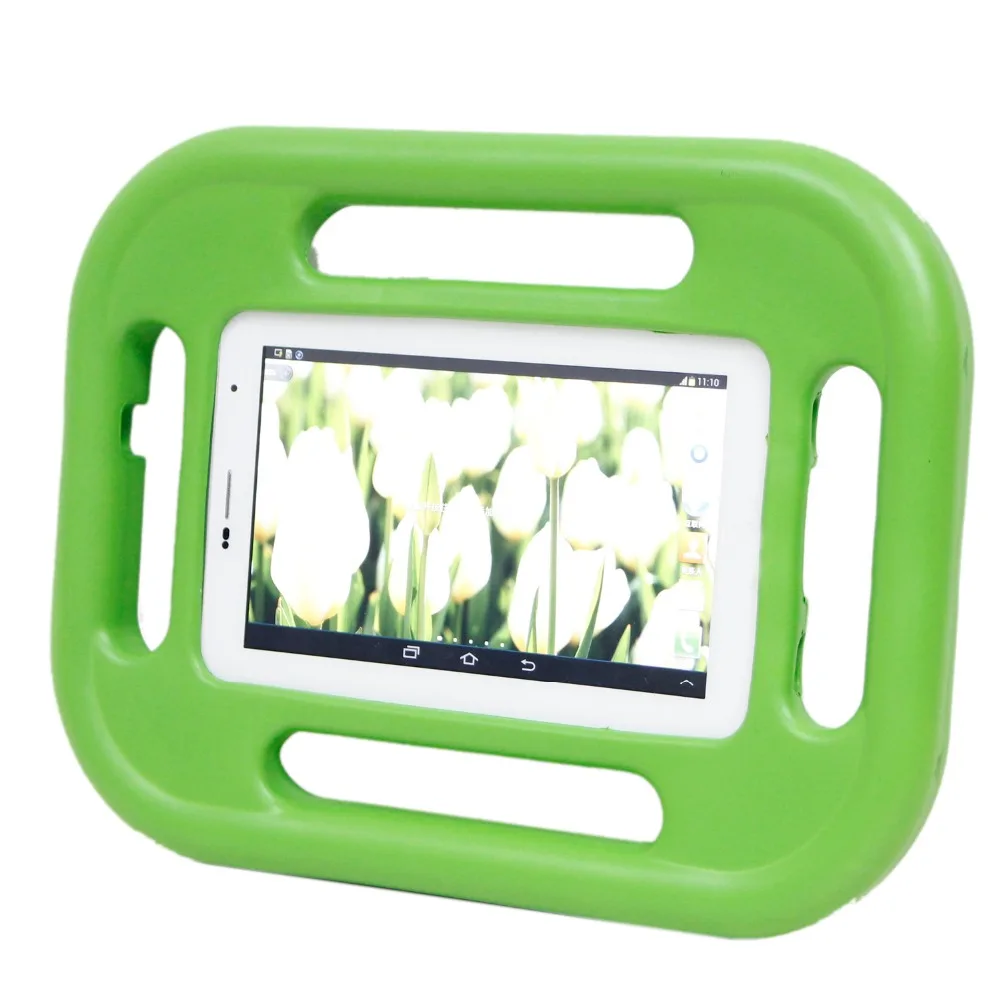 Green Eva Foam Kids Proof 7 Inch Tablet Case For Samsung Galaxy