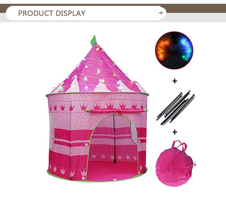 pink playhouse tent
