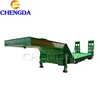 Low platform 2 lines 4 axles 80 ton multi axle lowbed trailer