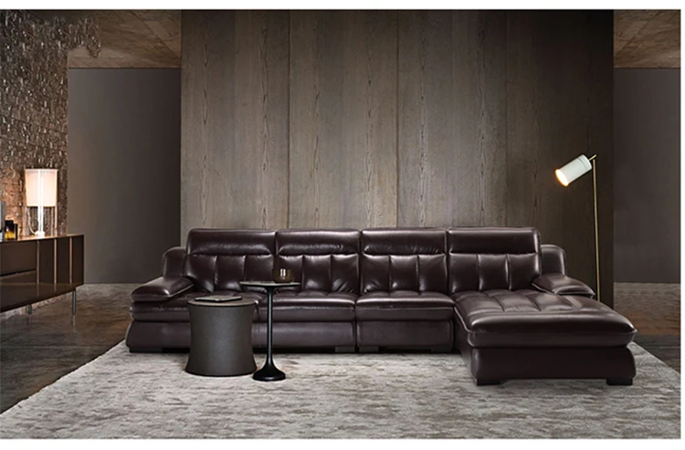 leather modular lounge