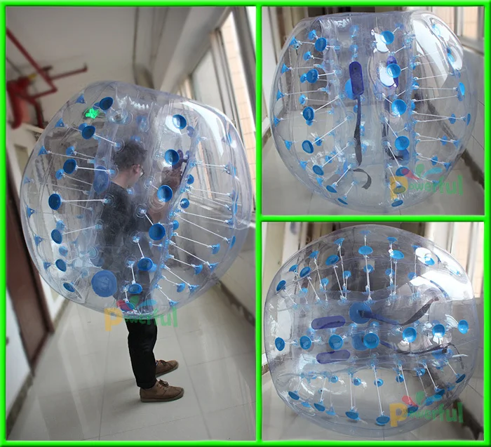 Human size inflatable bubble soccer ball for sale