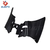 Zjmoto Frame-mounted Polycarbonate Shields Help Beat Engine Heat Motorcycle Accessories Black ABS Plastic Motorcycle Windshield