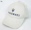 Oem embroidery logo car brand sample free pre-curved baseball cap with woven sandwich brim