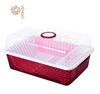 plastic houseware dish drainer rack kitchen with lid