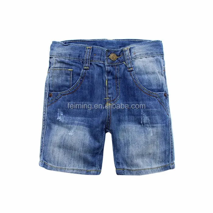 bermuda jeans de criança