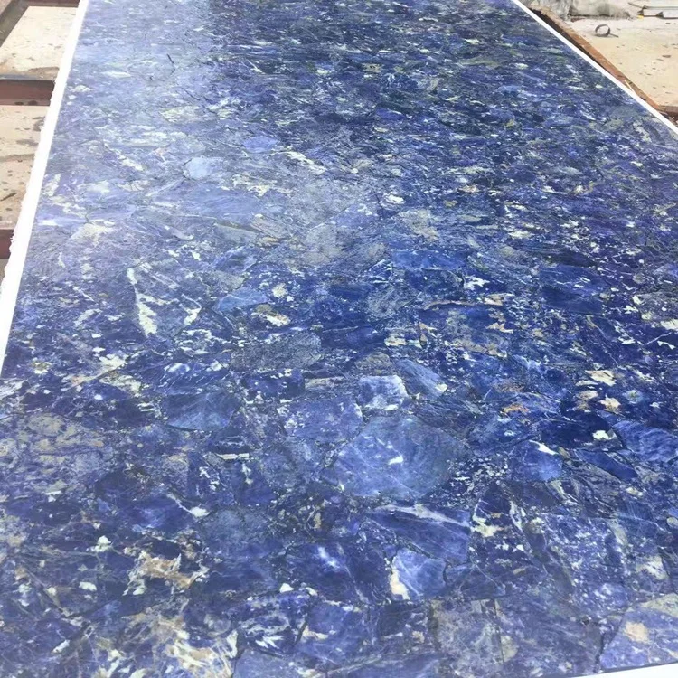 Blue granite stone