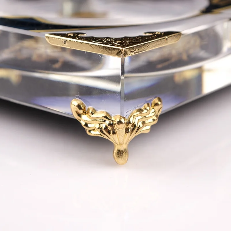 Hot Selling Square Car Logo,Color Printed Crystal Ashtray For Home