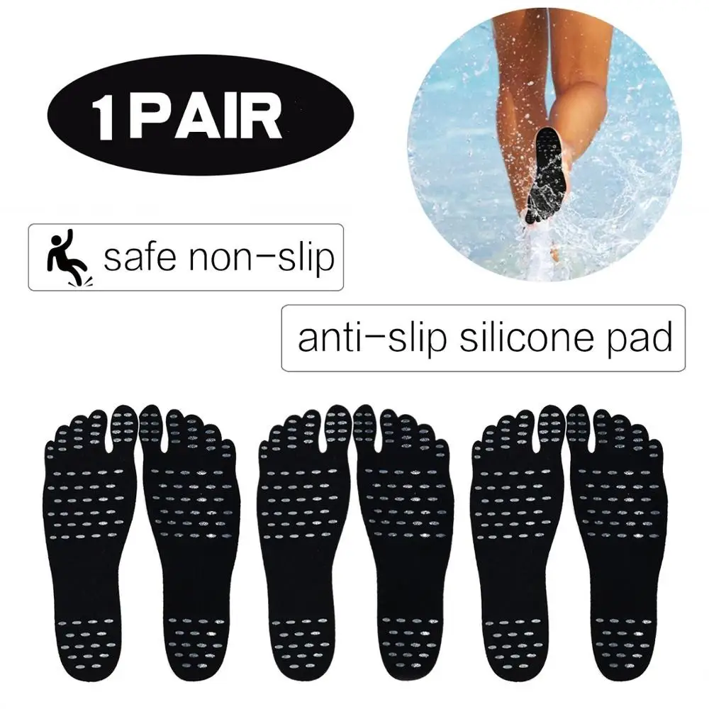 Barefoot Sticker Adhesive Foot Pads Stick On Soles Anti- Slip For Spa ...