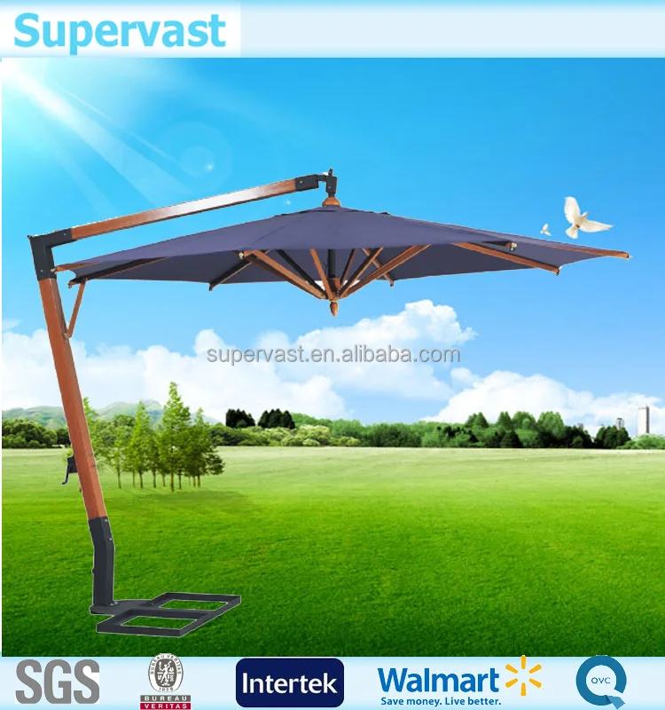 Good Style High Quality 3m Wooden Beach Umbrella Good Style High Quality 3m Wooden Beach