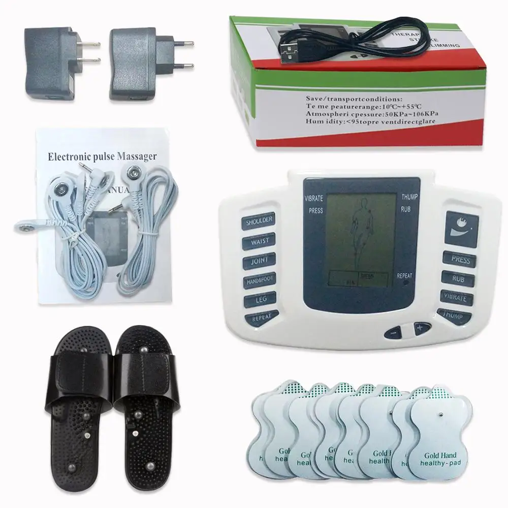 New Electrical Stimulator Full Body Relax Muscle Massager,Pulse Tens