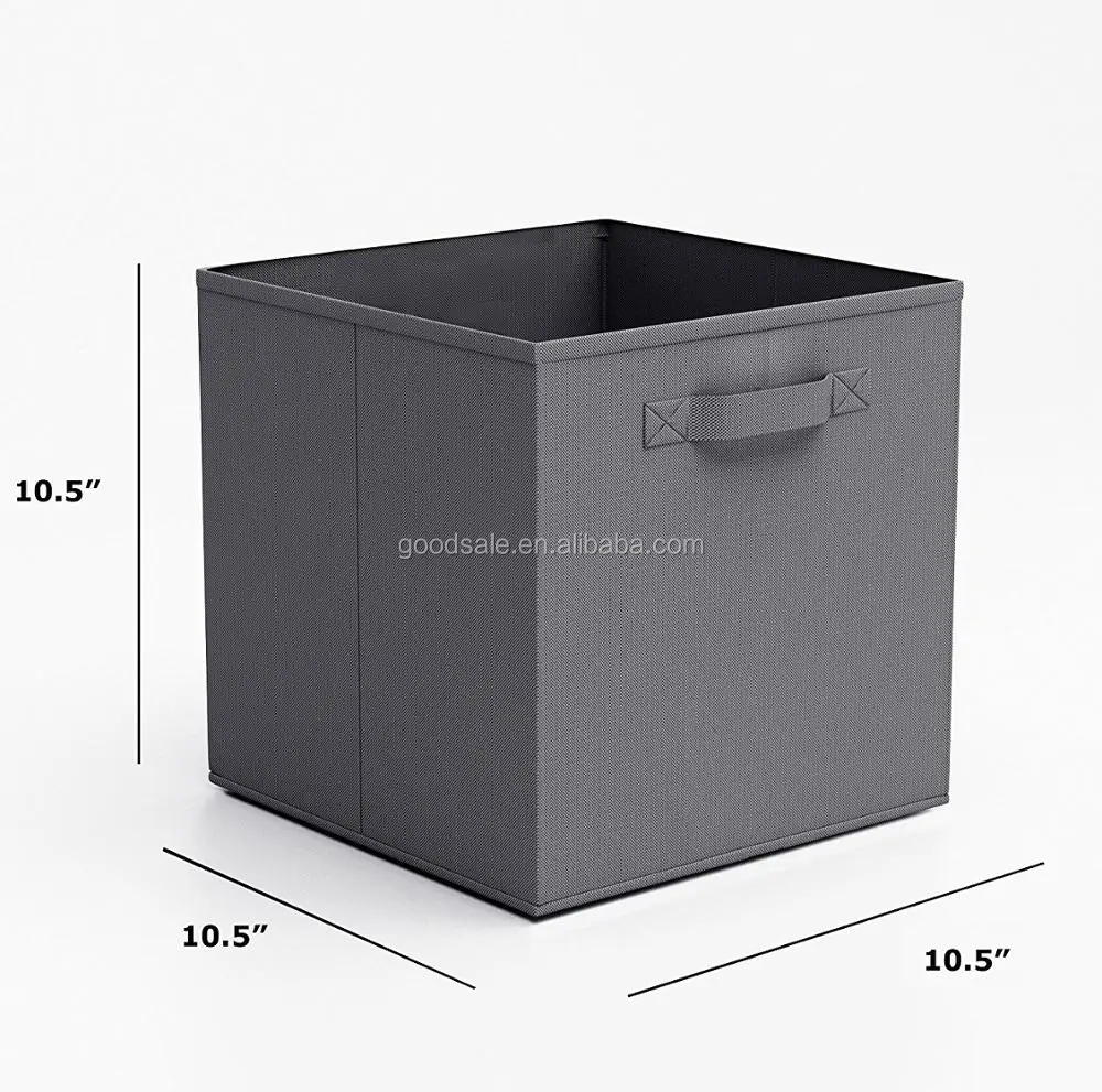 Household Storage Cube Box Set Foldable Canvas Storage Box With