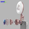 New Creative rk33 home button touch sensor led selfie ring flash light with wide angle macro phone lens for Iphone X
