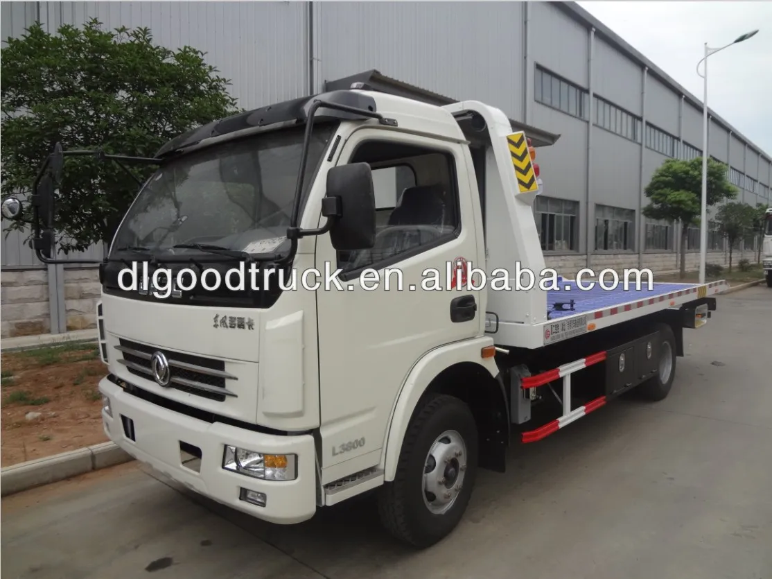 Platform duolika dongfeng truk derek jalan untuk 