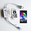 High Voltage 110V-220V RGB 5050 3528 Led Strip Lights Dimmer Bluetooth Remote Controller