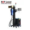 30W Flying fiber laser marking machine laser printer for plastic pipe,fittings,pvc/pe/ppr etc and metal pipe and fittings