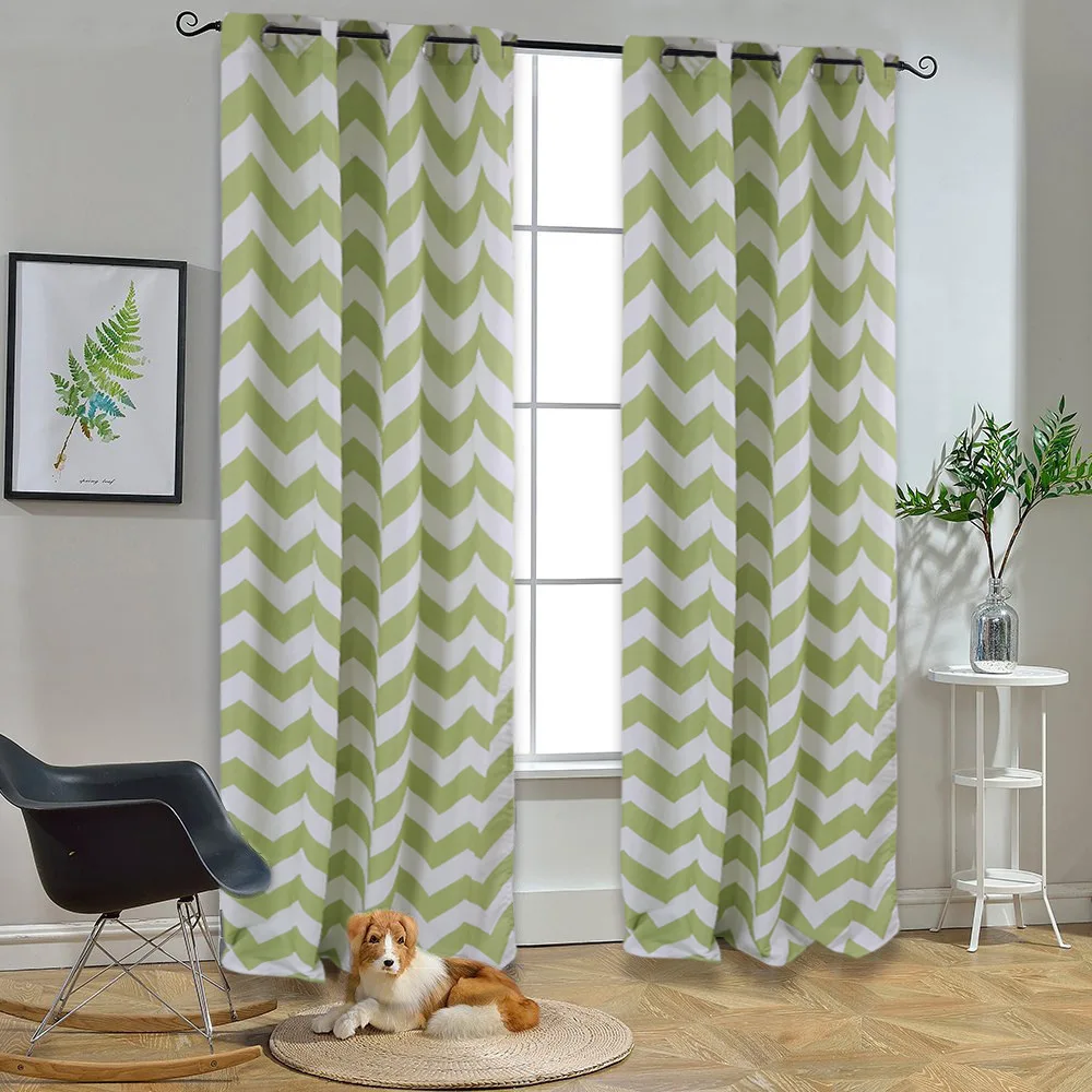 Newest Amazon hot sell 100%polyester window curtain