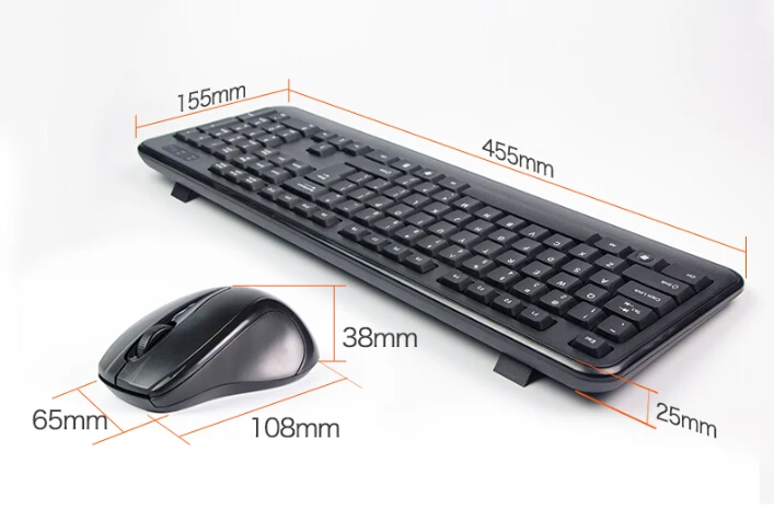 Best Price Standard USB Wired Keyboard English+Arabic Layout