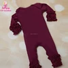 Hot Selling Newborn Baby Clothes Fall Soft Cotton Ruffle Icing Romper Toddler Infant Baby Girl Onesie Long Sleeve Icing Romper