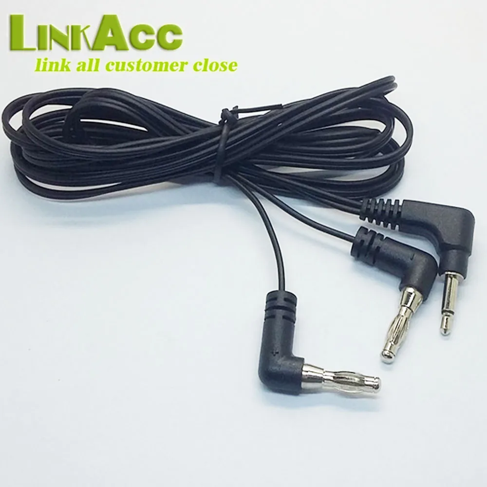 Lkcl885 Right Angle Banana Plug To 3.5mm Mono Connection Cable Buy