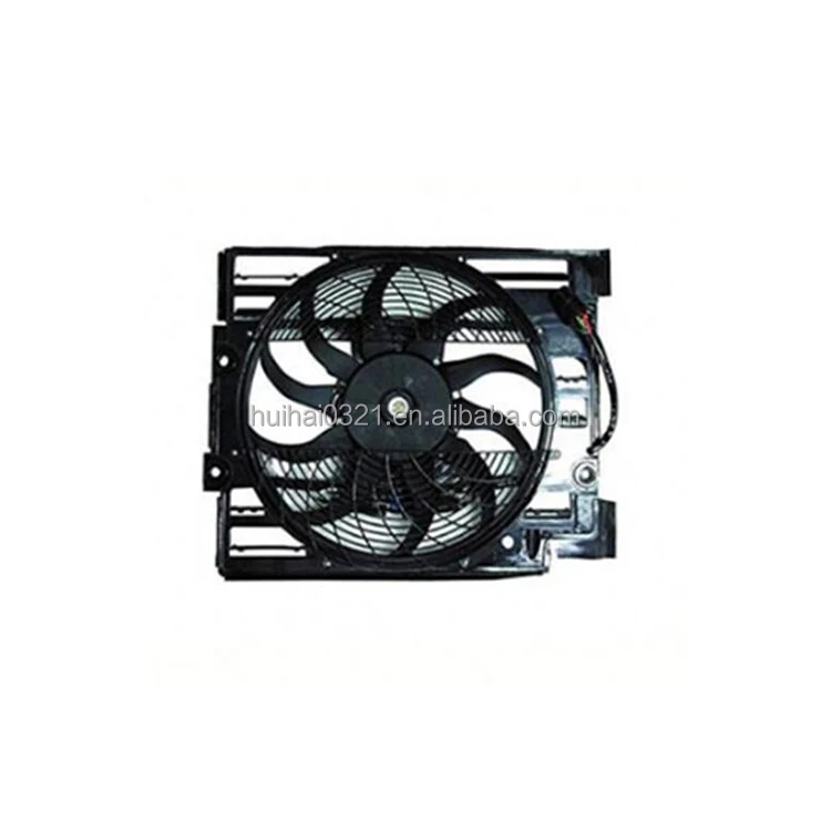 AC Condenser Cooling Fan Assembly For BMW E39 528i 540i M5 1995-1998